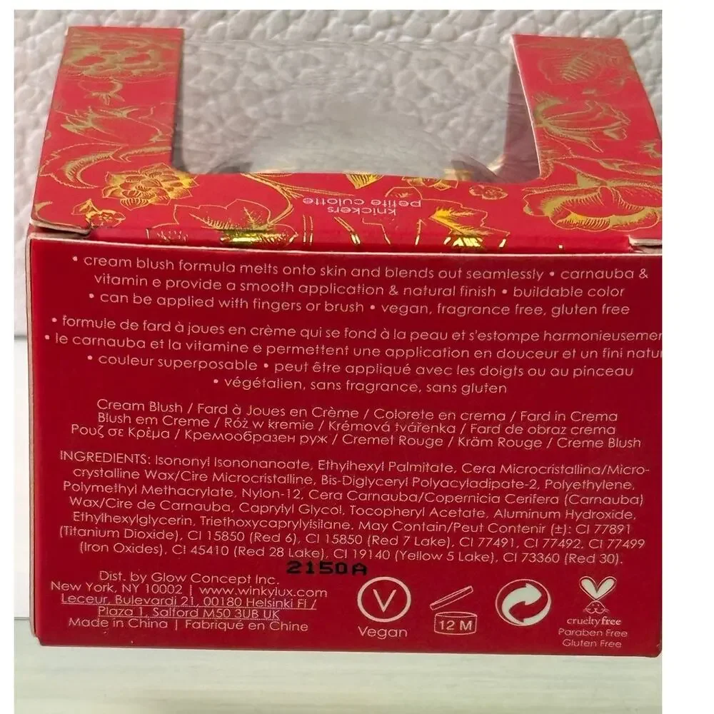 Winky Lux Cheeky Rose Cream Blush - KNICKERS - 4.8g - NEW in box